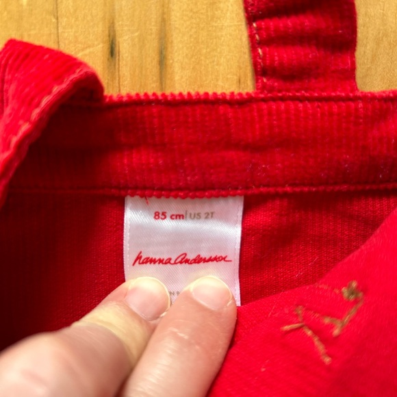 Hanna Andersson red corduroy jumper - Picture 2 of 4